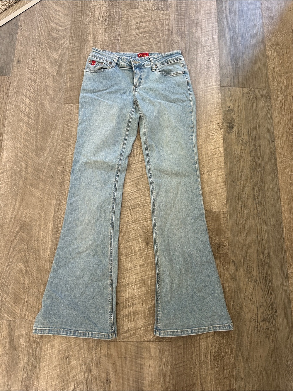 TILT Light Blue Flare Jeans for Women